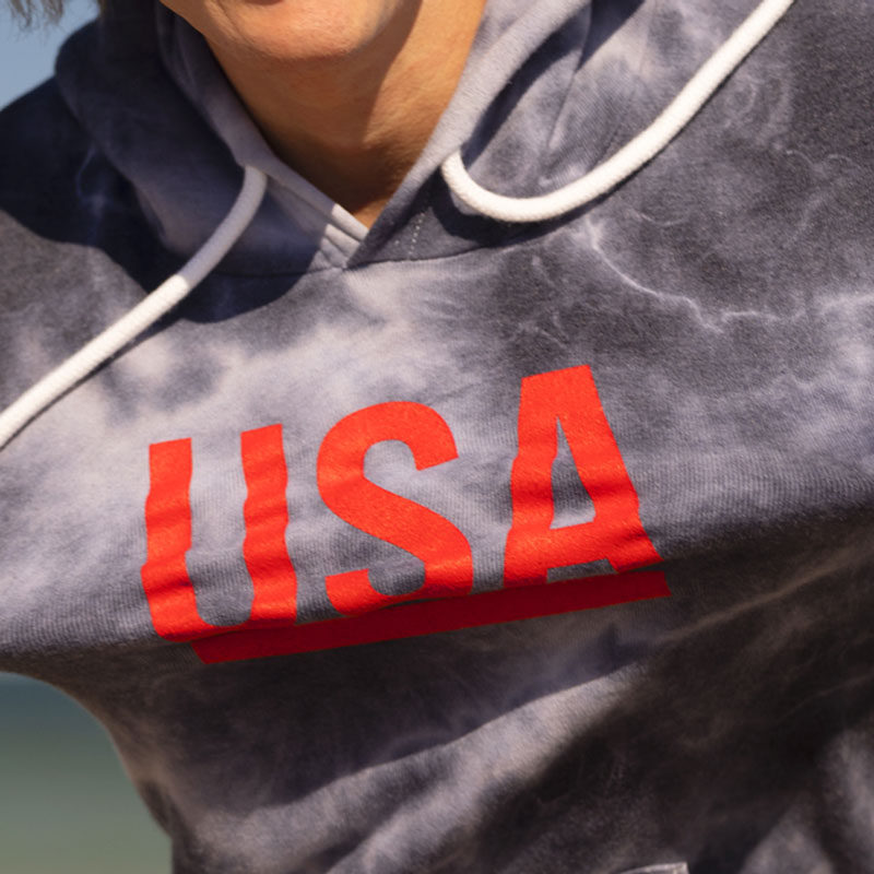 USA Tie Dye Hoodie