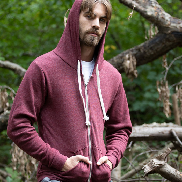 Triblend Fleece Zip Hoody