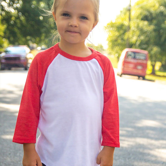 Toddler Triblend Raglan Baseball Shirt