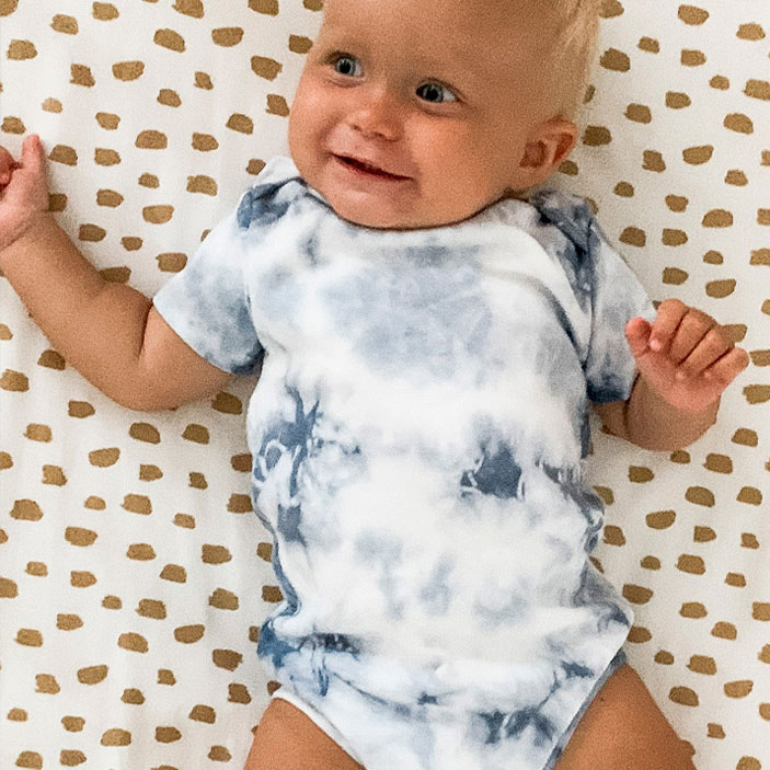 Infant Cloud Tie Dye One Piece