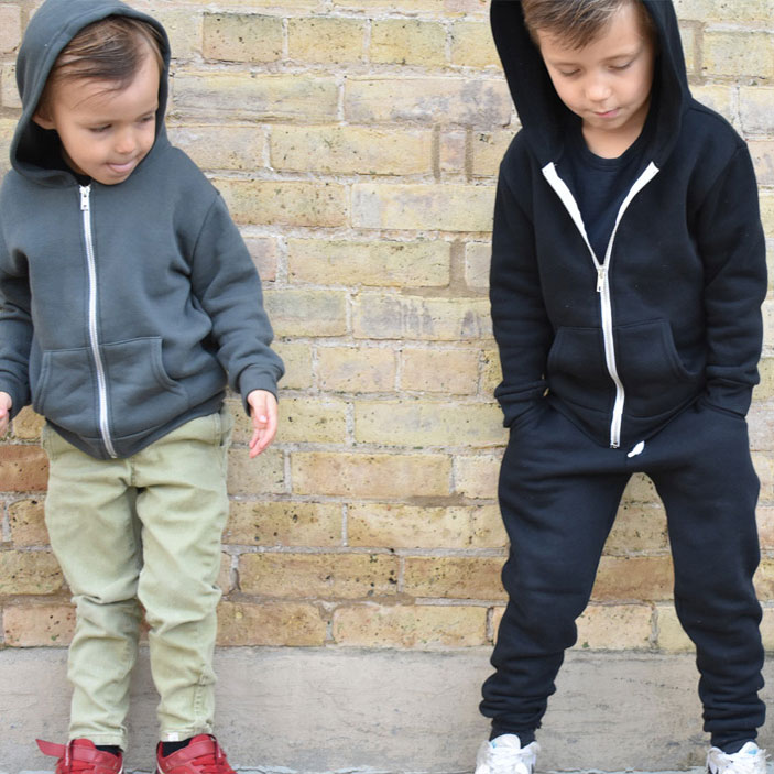 Toddler Fashion Fleece Zip Hoody