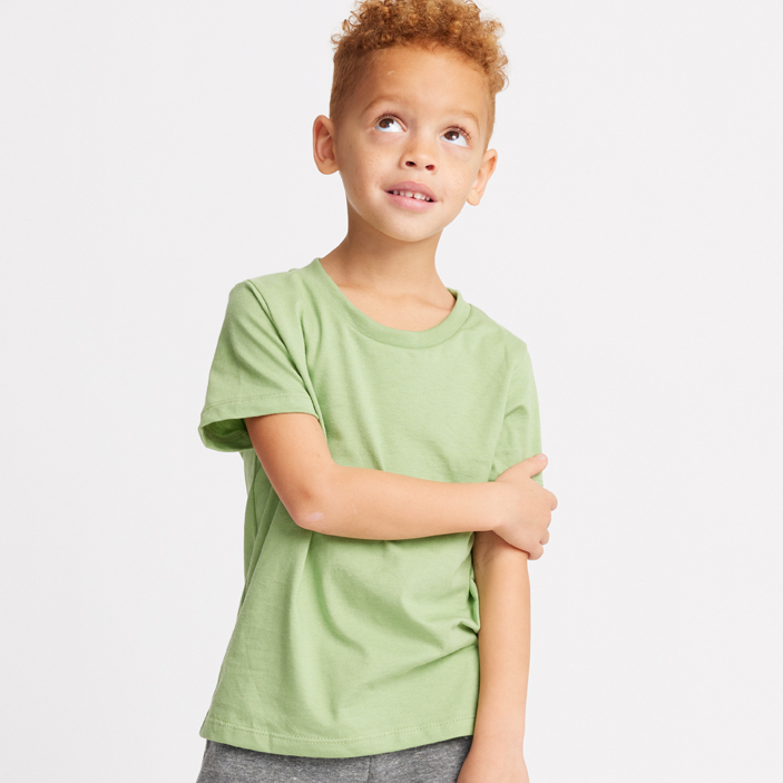 Organic Toddler Short Sleeve Crew Tee