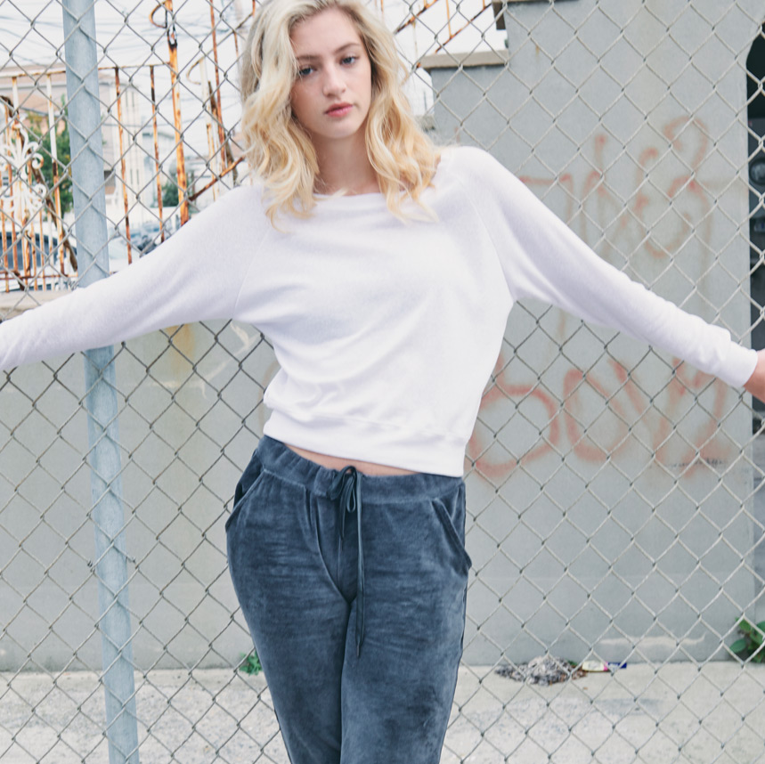 Triblend Long Sleeve Raglan Pullover